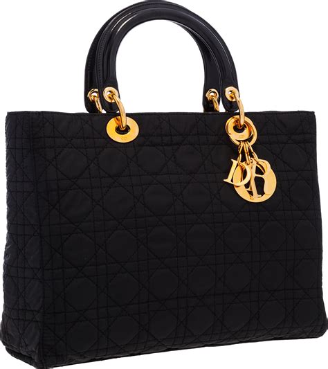 dior large bags|lady Dior tote large black.